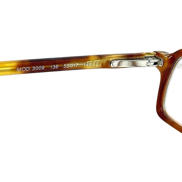 Versace Rectangular Eyeglasses Frames MOD 3009-136 Brown Tortoise 53-17-140 - Picture 11 of 11